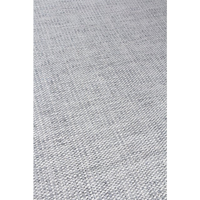 Exquisite Rugs Whitney Handwoven Wool & Viscose Silver - 14'x18' For Sale In Los Angeles - Image 6 of 9
