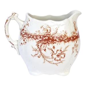 Early 20th Century English Colonial Pottery English Creamer