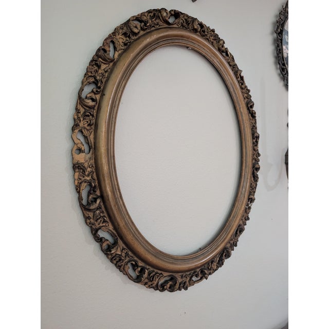 Beautiful antique wooden frame , Late 1800 , Italy