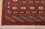 Bokhara Rug 5’2” X 7’9” Red Wool Tribal Hand-Knotted Oriental Carpet For Sale - Image 10 of 13