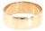 A Late 19th-Century 9 Karat Rosie Yellow Gold 7mm Wedding Ring, Size 9.5 For Sale