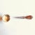 Shabby Chic Vintage Wm Rogers Mfg Co. Silver Plated "Grand Elegance " Pattern Small Ladle For Sale - Image 3 of 5