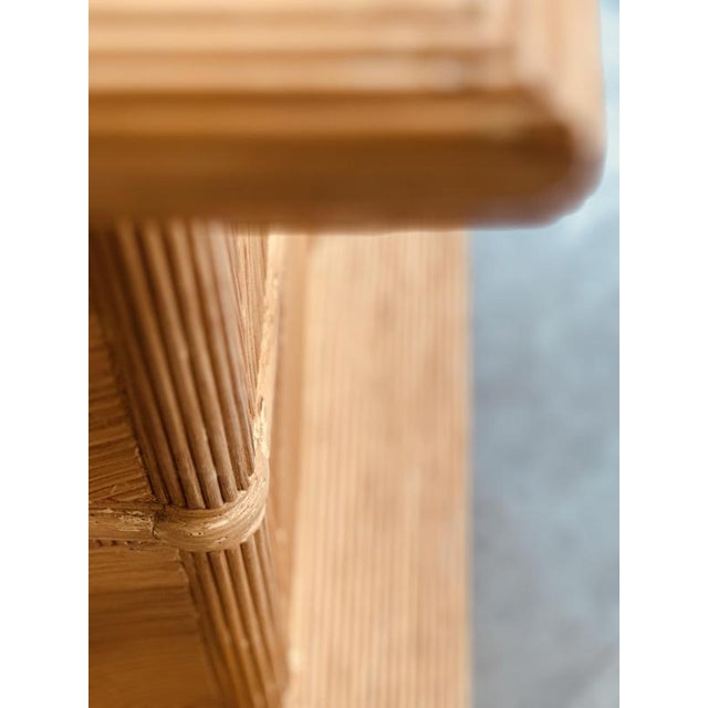 Vintage French Split Bamboo Pedestal, 1970s For Sale - Image 13 of 16