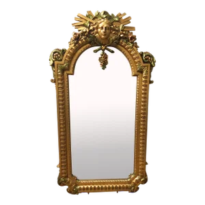 20th Century Louis XIV Style Franklin Mint Gilt Mirror by Vincenzo Fancelli