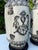 Vintage Oversized Crackle Glaze Art Pottery Urn Lamps, Pair For Sale - Image 4 of 11