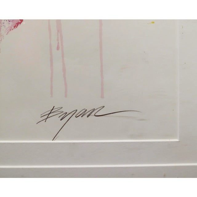 Marilyn Monroe Pink Portrait "Some Like It Hot"Original Serigraph by Michael Bryan For Sale In Los Angeles - Image 6 of 11