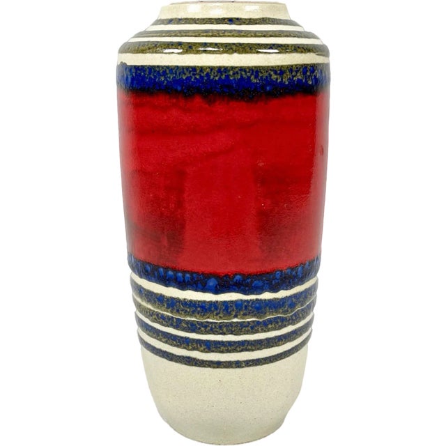 Large Ceramic Floor Vase No 517-45 from Scheurich Keramik, 1960s For Sale