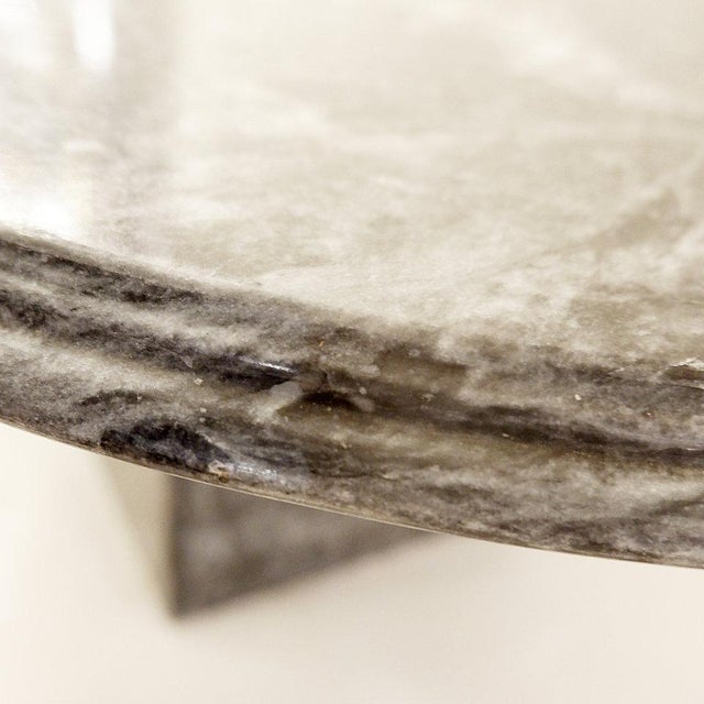 Grey Marble Coffee Table, 1960s For Sale - Image 5 of 15
