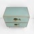 Aqua Mid-Century Modern Aqua Green Mirrored Glass Nightstands with Brass Fish Handle, 2000, Set of 2 For Sale - Image 8 of 10