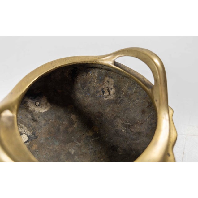 18th or 19th Century Chinese Bronze Tripod Lobed Censer Probably Daoguang Period For Sale - Image 14 of 18