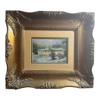 1990s John Polka Original Oil Painting For Sale