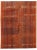 Textile Modern Vintage Orange Kilim Rug For Sale - Image 7 of 7