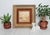 Antique framed landscape painting on tile. Signed bottom right. Tile is marked "Boizenburg". Some age wear, chips to...
