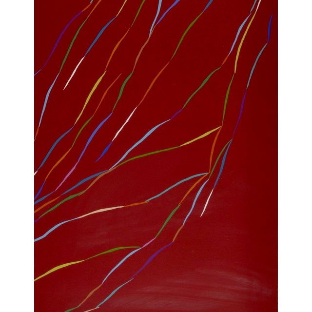 1990s Piero Dorazio, 1990s, Lithograph & Walnut, Framed For Sale - Image 5 of 9