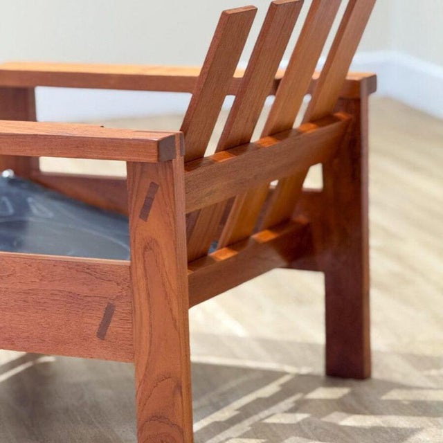 Scandinavian Teak Armchairs, Set of 2 For Sale - Image 5 of 12