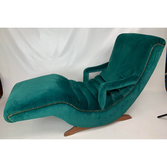 Vintage MidCentury Contour Green Lounge Chair Chairish