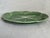 Early 21st Century Large Bordallo Pinheiro Portugal White and Green Majolica Cabbage Leaf 17” Platter For Sale - Image 5 of 8