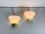 Midcentury Brass and Opaline Glass Wall Lamps by Limburg, Germany, 1970s, Set For Sale - Image 10 of 13