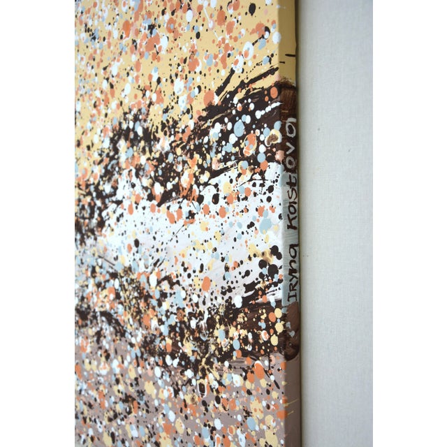 Abstract Caramel-Chocolate Mood.Modern Original Painting. Iryna Kastsova For Sale - Image 3 of 10
