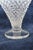 Glass Fenton Glass Hobnail Fan Design Vase Clear With White Pleated Rim For Sale - Image 7 of 11