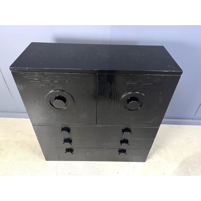 Vintage Brutalist Bar Cabinet, 1970s, in Very Good conditions. Designed 1970 to 1979