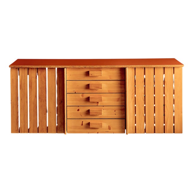 Vintage Credenza by Charlotte Perriand, 1970s For Sale