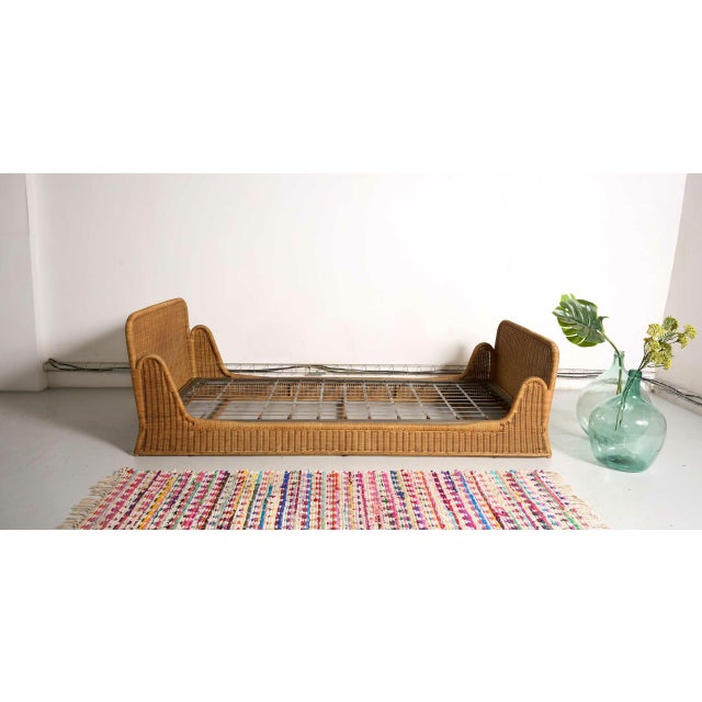 Vintage Rattan Daybed, 1960s For Sale - Image 6 of 6