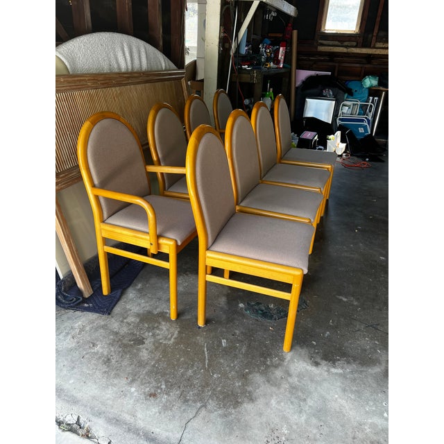 Mid Century Loewenstein Oggo Dining Chairs Set of 8 Chairish