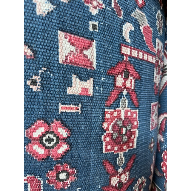 Anthropologie Kilim Style Sofa For Sale - Image 10 of 10