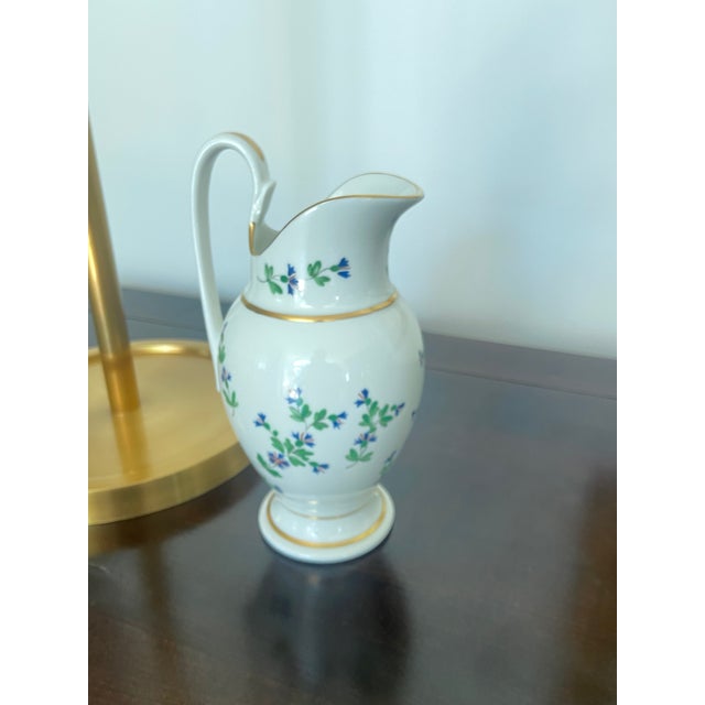 Lenox 1980s Lenox Pitcher Made in the Usa Rare For Sale - Image 4 of 7