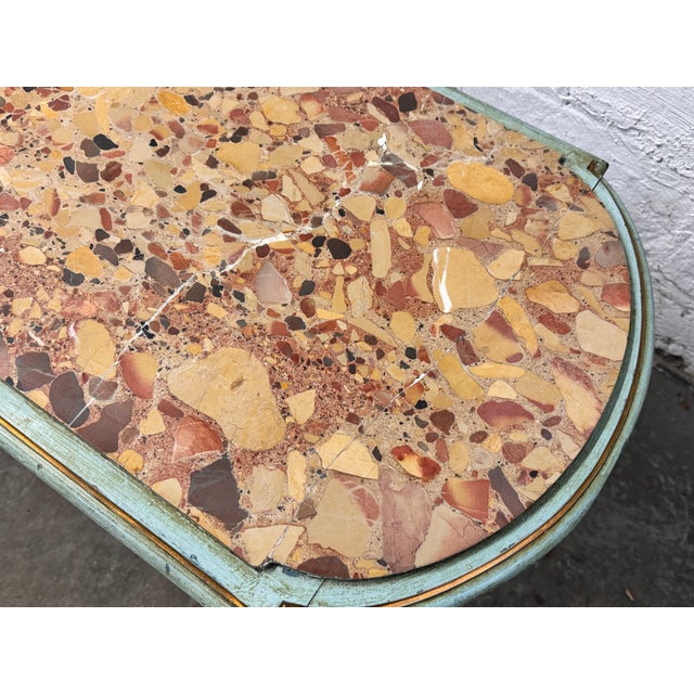 Early 20th Century Louis XVI Style Marble Top Side Table For Sale - Image 13 of 13