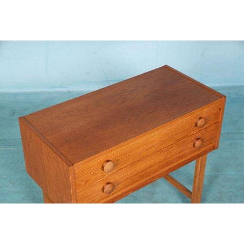 Wood Scandinavian Chest of Drawers in Blond Oak, 1960s For Sale - Image 7 of 18