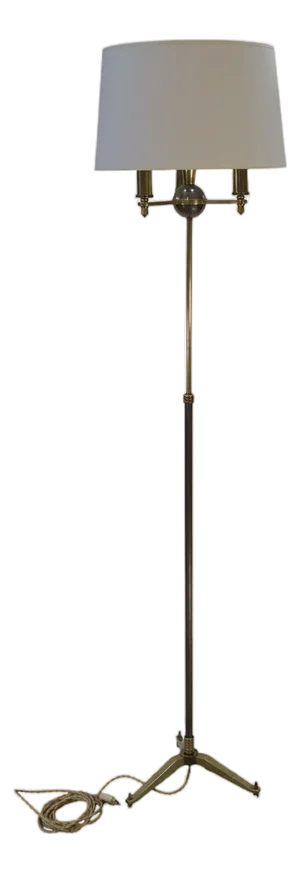 Neoclassical Floor Lamp by Henri Petitot for l'Atelier Petitot, Paris, France, 1930s