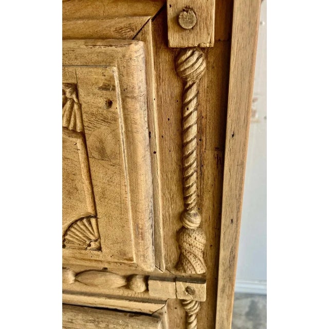 Tan 18th Century Italian Walnut Commode in Distressed Baroque Style For Sale - Image 8 of 12