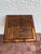 Mid 20th Century Vintage Tortoiseshell Rattan Plant Stand Side End Table With Drawer For Sale - Image 5 of 8