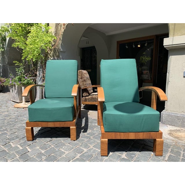 Art Deco Armchairs in the style of Rene Gabriel, 1930s, Set of 2 For Sale - Image 13 of 18