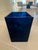 Plastic Pigeon & Poodle Abiko Wastebasket Cobalt Blue Cast Resin For Sale - Image 7 of 10