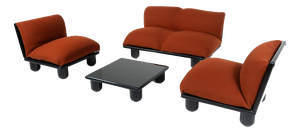 Blop Modular Sofa attributed to Carlo Bartoli for Rossi Di Albizzate, Italy, 1970s, Set of 4