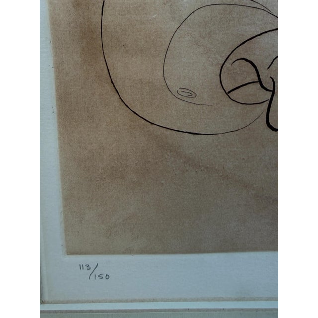 Rare Al Hershfield Jack Benny Lithograph Print - Joanna Carson Estate For Sale - Image 4 of 5