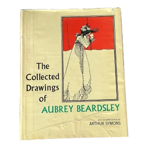 Vintage Collected Drawings of Aubrey Beardsley Art Print Book