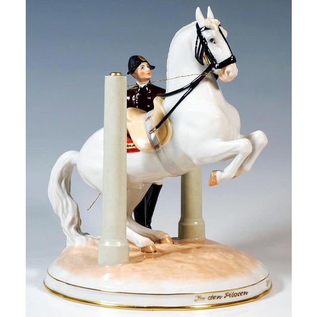 Vintage Spanish Horse by Augarten, 1960s For Sale - Image 4 of 7