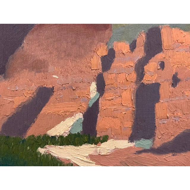 Rocky Mountain Mist Impressionist Oil Painting For Sale - Image 4 of 4