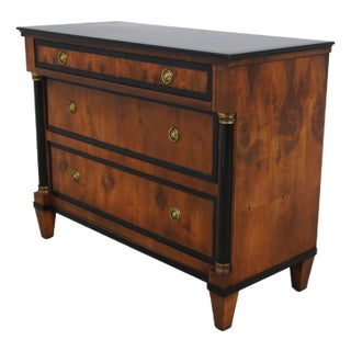 Century French Empire Style 3 Drawer Chest Commode For Sale