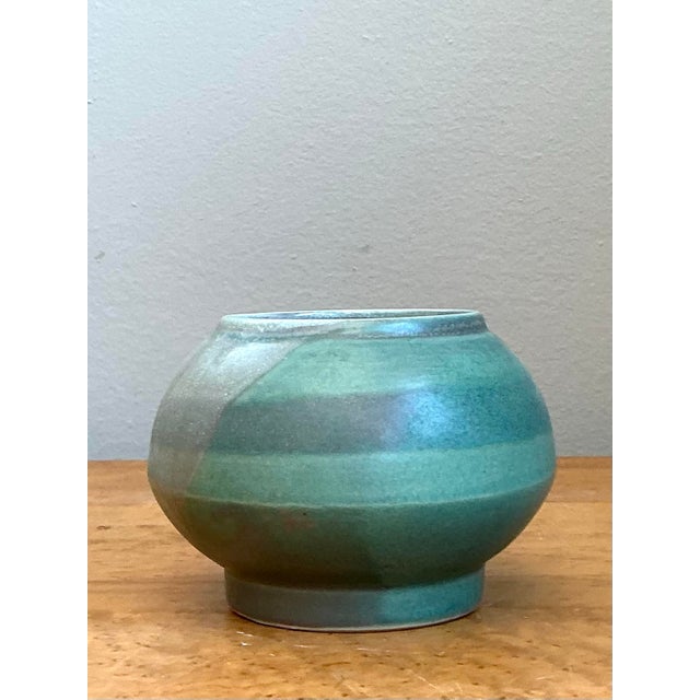 Mid-Century Modern Vintage Original Studio Pottery Bowl For Sale - Image 3 of 12