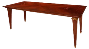 Walnut & Maple Inlaid Dining Table by Paolo Buffa for Cantù, 1950s