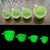 Rare complete Jeannette Glass jadeite measuring cup nesting set dating to the 1930s. This charming Depression-era kitchen...