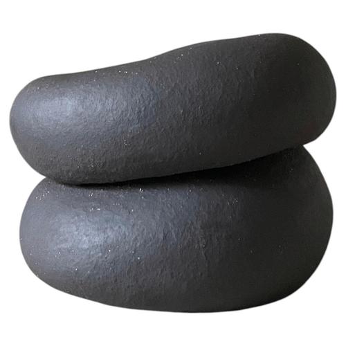 Ceramic Modder Grounding Ceramic Sculpture by Françoise Jeffrey For Sale - Image 7 of 7