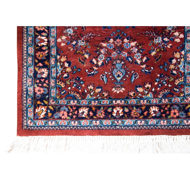 Persian Mid-20th Century Persian Sarouk Runner For Sale - Image 3 of 15