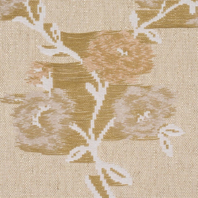 Schumacher Sample - Schumacher Trace Of Connection Fabric In Blush For Sale - Image 4 of 6