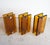 Vintage French Brutalist Amber Glass Push/Pull Door Handles, 1960s For Sale - Image 4 of 18